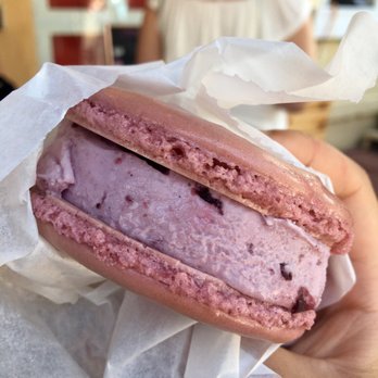 Ginger Deli - Cherry Vanilla ice cream macaron - Delis Near Me - Ann Arbor, Michigan Ginger Deli - Cherry Vanilla ice cream macaron - Delis Near Me - Ann Arbor, Michigan