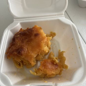 Mark's Jamaican Bar and Grill - Mac and cheese after more than a few bites. - Caribbean Near Me - Orlando, Florida Mark's Jamaican Bar and Grill - Mac and cheese after more than a few bites. - Caribbean Near Me - Orlando, Florida