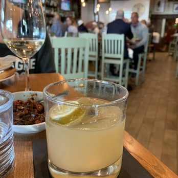 Bar Tulia - Mercato - My delicious cocktail at our high top near the bar area. - Pizza Near Me - Naples, Florida