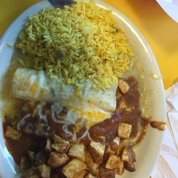 Fuzzy's Taco Shop - Enchilada plate with potatoes - Mexican Near Me - Fort Collins, Colorado Fuzzy's Taco Shop - Enchilada plate with potatoes - Mexican Near Me - Fort Collins, Colorado