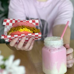 Dona Arepa - Valentine's themed menu items - for a limited time only.