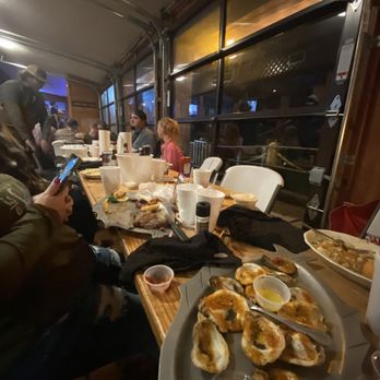 Tunk's Cypress Inn - a table full of food - Seafood Near Me - Boyce, Louisiana