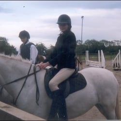 Forrest Equestrian Centre - Myself on a pony at Forest Equestrian Centre
