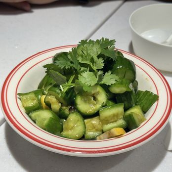 Stick & Wok - Cucumber with garlic.. but there was no garlic taste - Chinese Near Me - Santa Clara, California Stick & Wok - Cucumber with garlic.. but there was no garlic taste - Chinese Near Me - Santa Clara, California