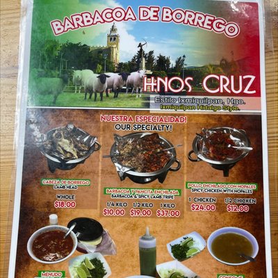 Menu photo 2 Hermanos Cruz Barbacoa Garland, TX Menu photo 2 Hermanos Cruz Barbacoa Garland, TX