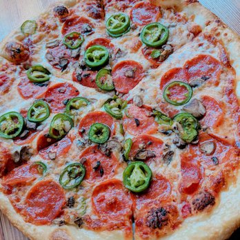 Sizzle Pie - 12" South of Heaven. I shared this with one other person but I really could have finished it on my own. So delicious - Pizza Near Me - Portland, Oregon Sizzle Pie - 12" South of Heaven. I shared this with one other person but I really could have finished it on my own. So delicious - Pizza Near Me - Portland, Oregon