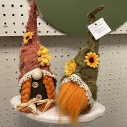Homespun Craft & Antique Mall - Two adorable fall gnomes