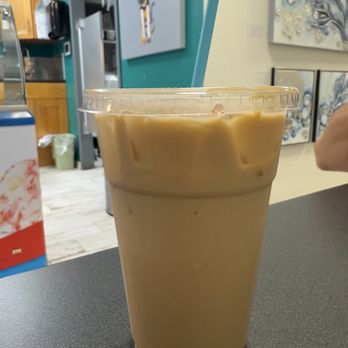 Addicted to The Bean - Raspberry white mocha latte - Coffee & Tea Near Me - St Petersburg, Florida