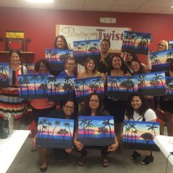 Painting with a Twist - Thank you Dorothy, I can't believe I painted that!