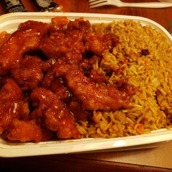 New China Restaurant - General Tso with fried rice combo - Chinese Near Me - Springfield, Illinois