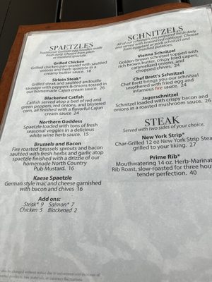 Menu photo 7 Harmony Inn Harmony, PA