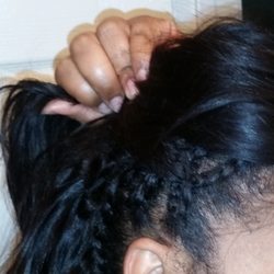 Five Star Beauty Salon - I am disgusted! I can't even pull my hair back!