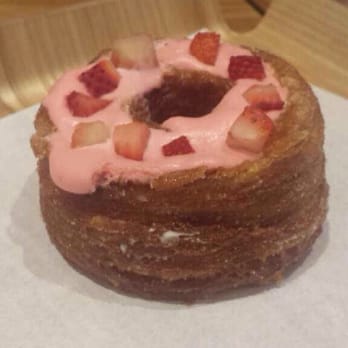 Paris Baguette - Strawberry cronut - Coffee & Tea Near Me - Millbrae, California Paris Baguette - Strawberry cronut - Coffee & Tea Near Me - Millbrae, California