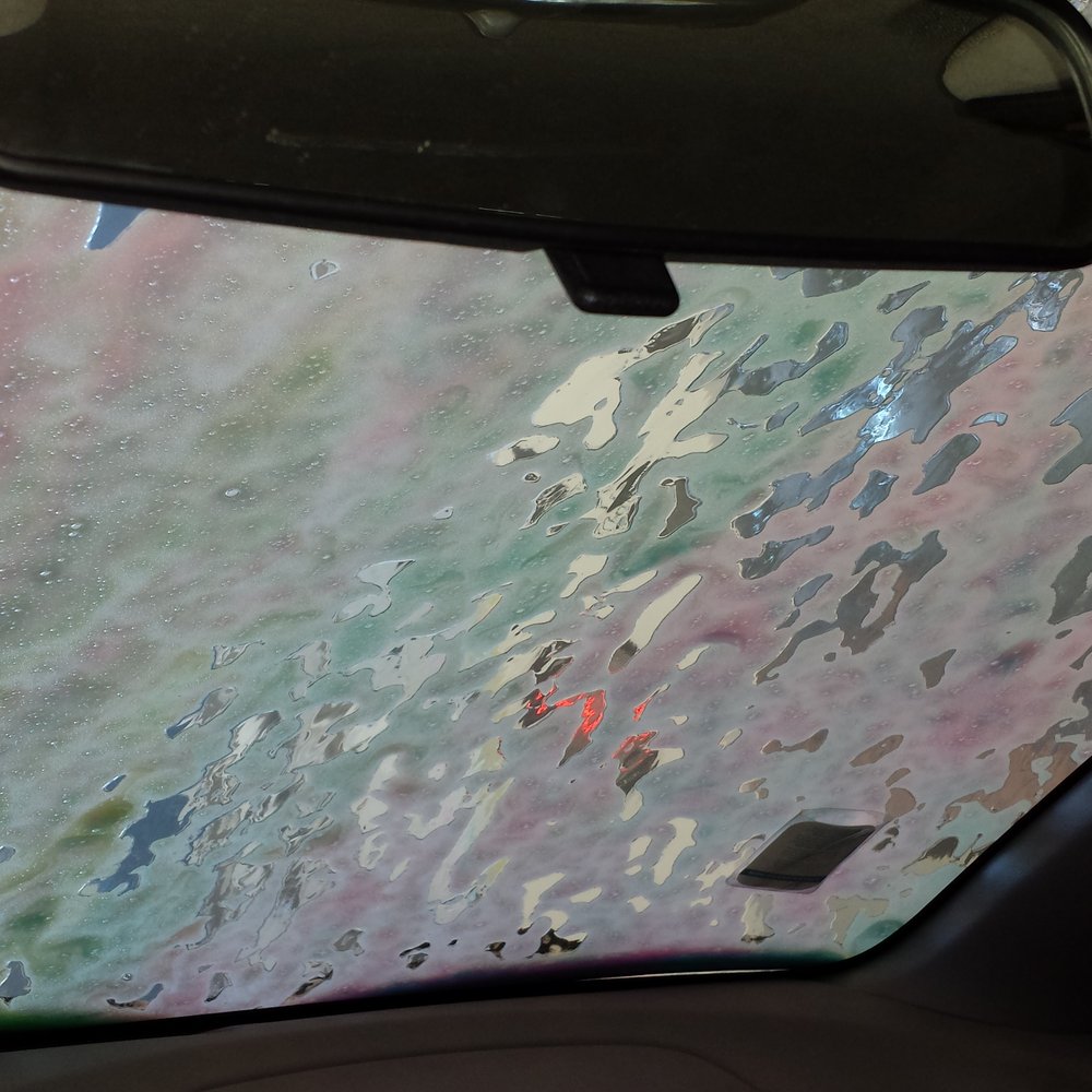 Sooke Car Wash & Detailing - I took this photo by chance, because it looked interesting, never guessing my car would be tinged those same colours after. - Car Wash Near Me - Sooke, British Columbia