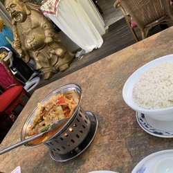 My Thai - Chicken red curry with huge rice