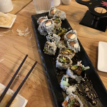 Zaoh Restaurant - New Wave Roll, salmon skin roll, - Sushi Bars Near Me - San Francisco, California Zaoh Restaurant - New Wave Roll, salmon skin roll, - Sushi Bars Near Me - San Francisco, California