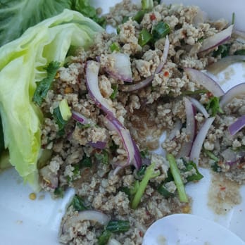 Thai Cuisine Express - Pork larb, hot. Yummy! - Thai Near Me - Aiea, Hawaii Thai Cuisine Express - Pork larb, hot. Yummy! - Thai Near Me - Aiea, Hawaii