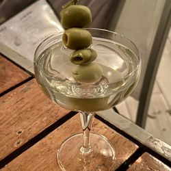 Amara at Paraiso - Dirty martini.