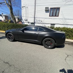 Satin black Wrapping Satin black Wrapping