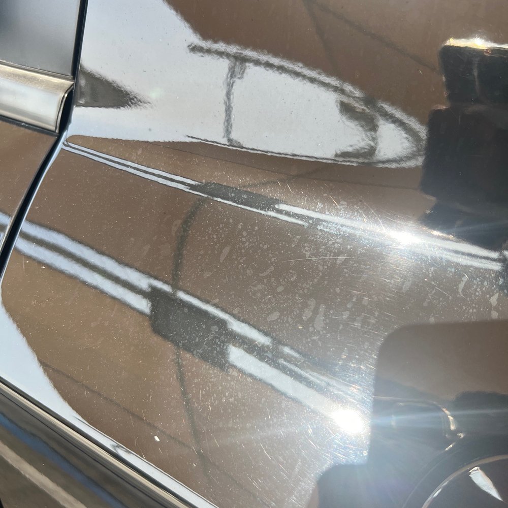 Stains left on my vehicle! Stains left on my vehicle!