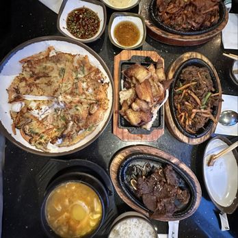 Kaju Tofu House - Combos and Seafood Pancake - Korean Near Me - Allston, Massachusetts