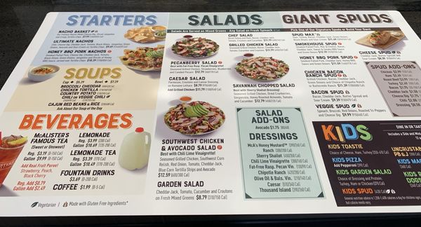Menu photo 1 McAlister's Deli Middleburg Heights, OH Menu photo 1 McAlister's Deli Middleburg Heights, OH