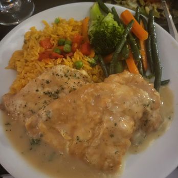 Spanish Pavillion Restaurant - Breast of Chicken Madrillena - Seafood Near Me - Harrison, New Jersey