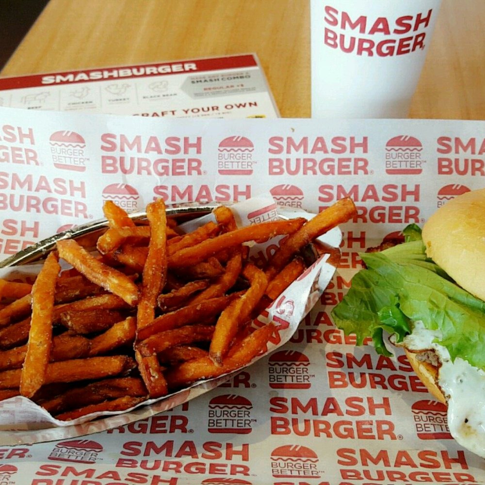 Smashburger - Create your own burger with sweet potato fries... Yum! - Burgers Near Me - Chesapeake, Virginia Smashburger - Create your own burger with sweet potato fries... Yum! - Burgers Near Me - Chesapeake, Virginia