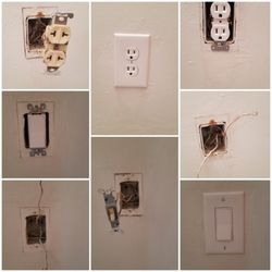 Perfection Az Handyman - Changed out electrical outlet and switches