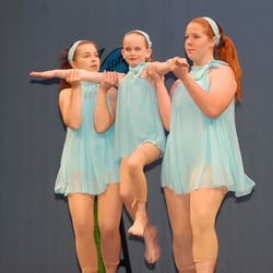 Stage Door Dance - Modern Recital Piece 2013 Jenna Shields with students JJ Durbin and Morgan Newman.
