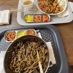 Jajangmyeon & Ojingeo Dupbap Jajangmyeon & Ojingeo Dupbap