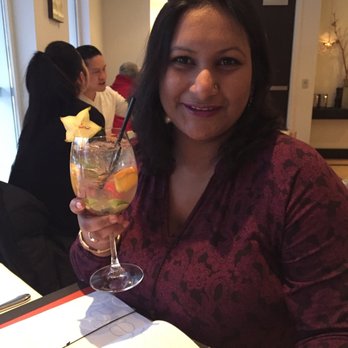 Sassafraz - Birthday girl with her Sangria - French Near Me - Toronto, Ontario Sassafraz - Birthday girl with her Sangria - French Near Me - Toronto, Ontario