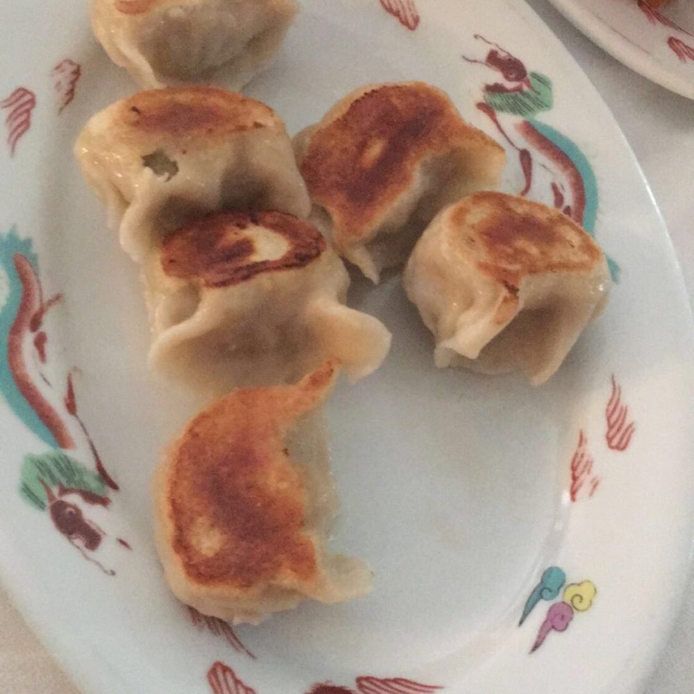 Perfectly cooked potstickers!(my fav)