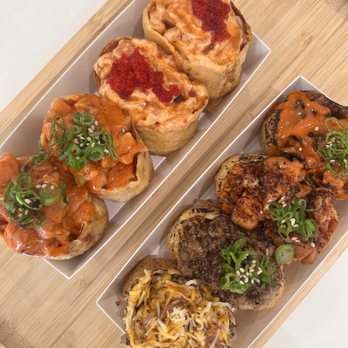 Atoyubu - Spicy tuna, Popping spicy salmon, Double cheese bulgogi, Grilled bulgogi, Grilled spicy pork, Spicy grilled eel - Japanese Near Me - Buena Park, California
