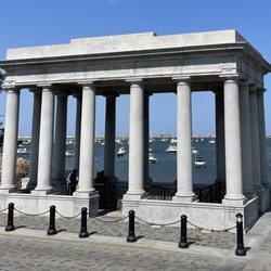 Plymouth Rock - The building housing the rock