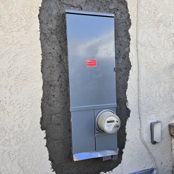 Renewed Electric - Final photo--stucco still wet - Electricians Near Me Renewed Electric - Final photo--stucco still wet - Electricians Near Me