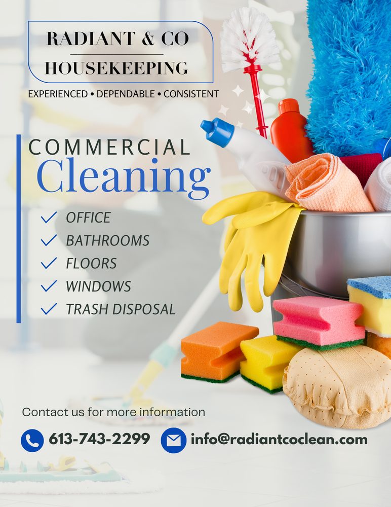 RADIANT Updated July 2024 Belleville, Ontario Office Cleaning