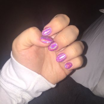 The Real Nails - Iridescent almond nails. - Nail Salons Near Me - Las Vegas, Nevada The Real Nails - Iridescent almond nails. - Nail Salons Near Me - Las Vegas, Nevada