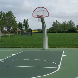 Hawkins Park - One half basketball court!