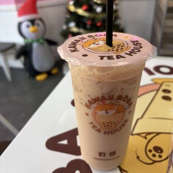 Kawaii Boba Teahouse - Strawberry Milk Tea - Bubble Tea Near Me - Fullerton, California Kawaii Boba Teahouse - Strawberry Milk Tea - Bubble Tea Near Me - Fullerton, California