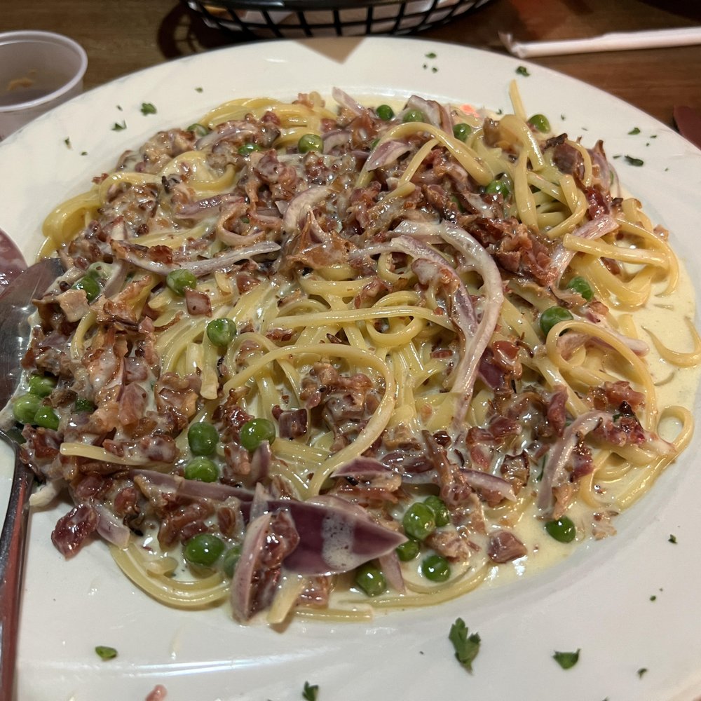 Frank's Pizza - Plentiful and tasty carbonara - Italian Near Me - Stroudsburg, Pennsylvania Frank's Pizza - Plentiful and tasty carbonara - Italian Near Me - Stroudsburg, Pennsylvania