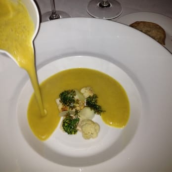 Chez TJ - Purée of caraway and leek - French Near Me - Mountain View, California Chez TJ - Purée of caraway and leek - French Near Me - Mountain View, California