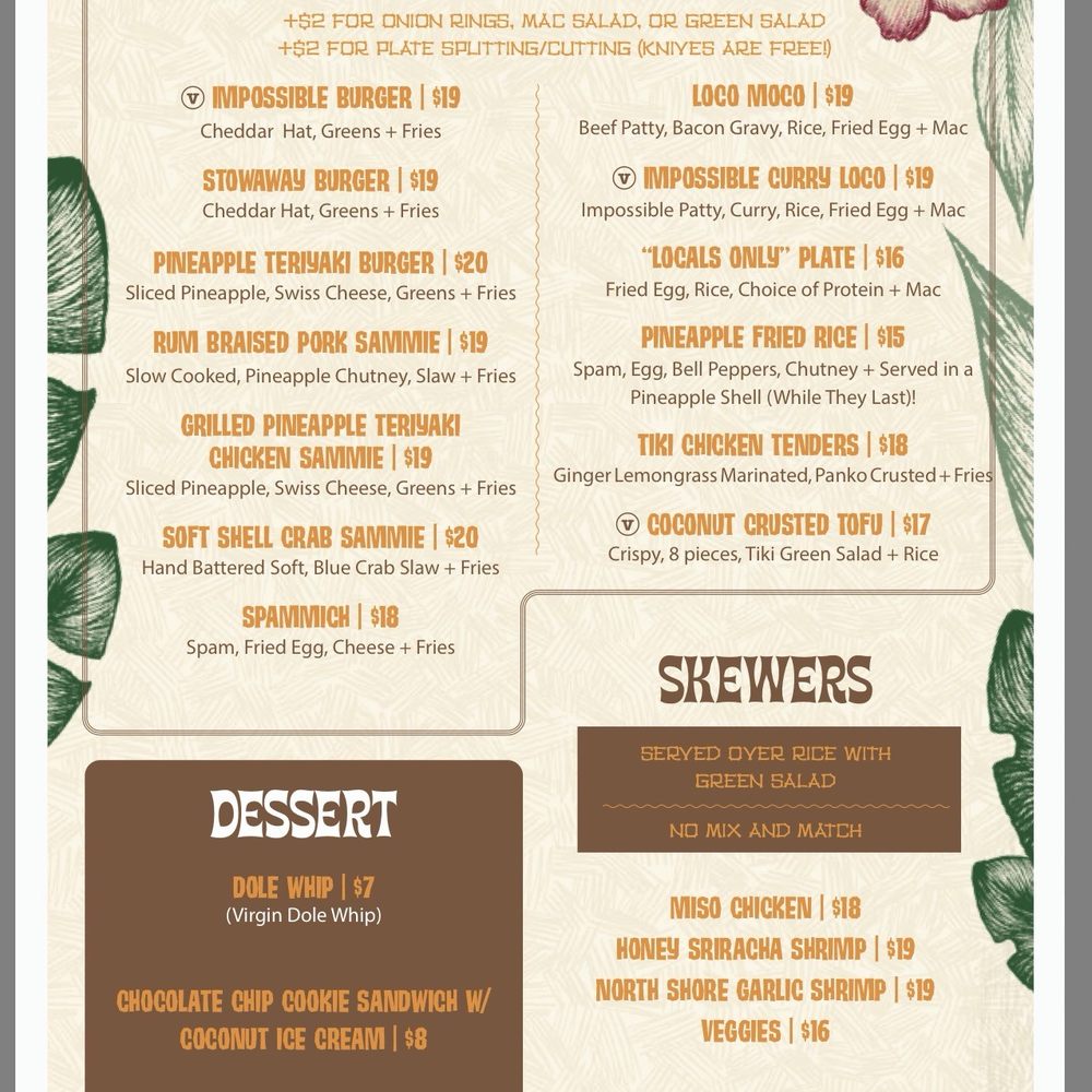 Menu Menu