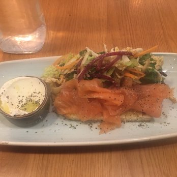 Wondertree - Salmon bruschetta - American Near Me - Horley, WSX Wondertree - Salmon bruschetta - American Near Me - Horley, WSX