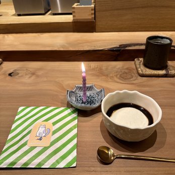 Sushi Shin - Hbd with sesame pudding and Japanese brown sugar syrup - Sushi Bars Near Me - Redwood City, California Sushi Shin - Hbd with sesame pudding and Japanese brown sugar syrup - Sushi Bars Near Me - Redwood City, California