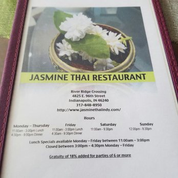 Jasmine Thai - Thai Near Me - Indianapolis, Indiana Jasmine Thai - Thai Near Me - Indianapolis, Indiana