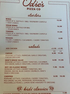Menu photo 3 Odie's Pizza Oceanside, CA
