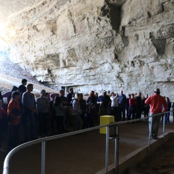 Cathedral Caverns State Park - A quick briefing at the beginning of our tour - Parks Near Me - Woodville, Alabama