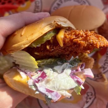 Dave's Hot Chicken - More slider. The slaw was really good! - Chicken Shop Near Me - Minnetonka, Minnesota Dave's Hot Chicken - More slider. The slaw was really good! - Chicken Shop Near Me - Minnetonka, Minnesota