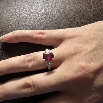 Rudi Fine Jewelry - Custom made ruby and diamond ring - Jewelry Near Me - Acworth, Georgia